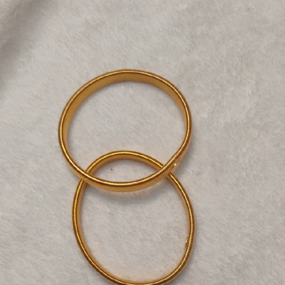 Elegant Gold-Toned Bangles
